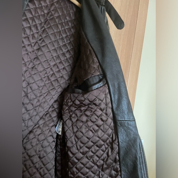 Absolute Joy - Men’s Leather Jacket - Dark Brown - size Medium - Picture 7 of 10